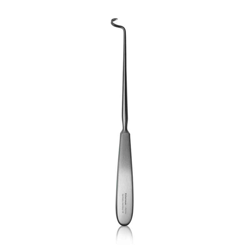 20cm, höger/spetsig, liten böjning